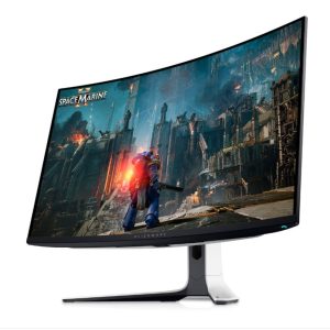 Монитор Dell Alienware AW3225QF, 31.6″, 4K UHD (3840 x 2160), QD-OLED, HDMI, DP, USB 3.2, NVIDIA G-SYNC, HDR, Height Adjustable, Swivel, Tilt, Black