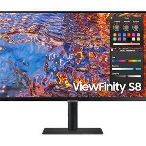 Монитор Samsung 27B800, 27″ 3840×2160, IPS, USB-C 90W, 3xUSB 3.0, Display Port 1.4, 2xHDMI 2.2, Flicker Free, PBP, PIP, Black