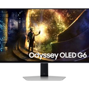 Монитор Samsung 27DG610, 27″ 2560×1440, OLED, DP 1.4, 2xHDMI 2.1, 2xUSB, Wi-Fi, Bluetooth, Tizen, Silver
