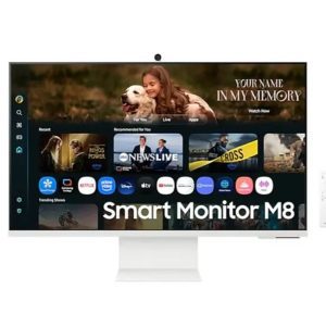 Монитор Samsung 32FM801, 32″ 3840×2160, VA, 2xHDMI, USB-C, Тонколони, White