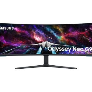 Монитор Samsung LS57CG952, 57″, Quantum Mini-LED Dual UHD (7680×2160), 240Hz 1ms, HDMI, USB Hub, White/Black