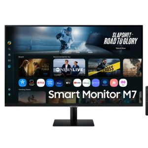 Монитор Samsung LS32FM700, 32″, 3840×2160, VA, 3xUSB 2.0, 2xHDMI 1.4, Wi-Fi 5, Bluetooth, Тонколони, Black
