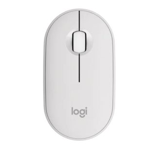 Logitech Pebble Mouse 2 M350s - TONAL WHITE - BT - N/A - EMEA-808 - DONGLELESS
