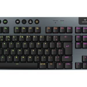 Logitech G915 X LIGHTSPEED Low-Profile Wireless Gaming Keyboard - Black US International Clicky