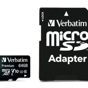 Verbatim Premium micro SDXC 64GB Class 10 (Incl. Adaptor)