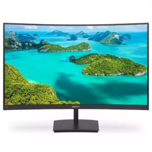Монитор Philips 241E1SCA, 23.6″, 1920×1080, VA, HDMI, D-SUB, Тонколони 3Wx2, Mega Infinity DCR, FreeSync/Adaptive Sync, FlickerFree, Low Blue Mode, Tilt