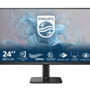 Монитор Philips 24E2N1110, 23.8″, 1920×1080, IPS, D-SUB, HDMI, Adaptive Sync, FlickerFree, LowBlue Mode, Tilt