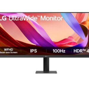 Монитор LG 34U511A-B, 34″ UltraWide 2560x1080, IPS, HDMI, DisplayPort, 100 Hz, 5ms, 1000:1, 400cd/m2, WFHD, sRGB 99%, HDR 400, Reader mode, Dynamic Action Sync, LG Switch, Tilt, Black