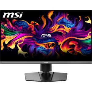 MSI MAG 272QP QD-OLED X50 Gaming Monitor, 26.5", 0.03ms, 500Hz, 2560x1440, G-SYNC, AMD FreeSync Premium Pro, AI Vision, Console Mode, ClearMR 21000, HDR True Black 500, Type-C(15W PD), DP(1.4a), 2xHDMI(2.1), Pivot, Heigh Adj., VESA 100, Black, 8kg