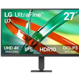 LG 27U711B-B, 27" UltraFine U7, IPS 4K, 5ms, 1000:1, 300cd/m2, UHD 3840 x 2160, DCI-P3 90%, HDR 10, HDMI, DisplayPort, Reader mode, Tilt, Headphone Out, LG Switch, Black