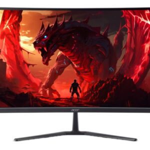 Acer Nitro ED340CURW0bmiipx, 34'' VA, WQHD (3440x1440), Curved 1500R, ZeroFrame, FreeSync Premium, 240Hz, 1ms, 100M:1, 250 nits, HDR10, 99% sRGB, 2x HDMI 2.1, 1x DP 1.4, Audio Out, 2x2W Speakers, Tilt, VESA, Black