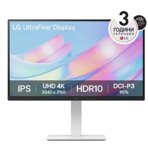 Монитор LG 27US550-W, 27“ UHD 4K 3840×2160, IPS, HDMI, DisplayPort, Black/White