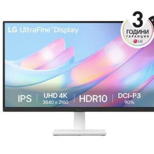 Монитор LG 27US500-W, 27″ UHD 4K 3840×2160, IPS, HDMI, DisplayPort, Dynamic Action Sync, HDR 10, Black/White