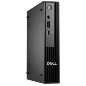 Dell Pro Micro QCM1250, Intel Core Ultra 7 265T (13 TOPS NPU, 20cores, up to 5.3GHz), 16 GB: 1 x 16 GB, DDR5, up to 5600 MT/s, 512GB SSD TLC, Wi-Fi 6E, Bulgarian Keyboard&Mouse, 180W, Ubuntu, 3Y PS
