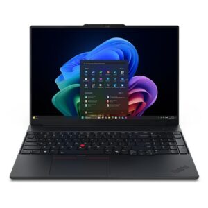Lenovo ThinkPad E16 G4, Intel Core Ultra 5 325 (up to 3.40GHz, 12MB), 16" WUXGA, 32GB, 512GB SSD, Intel Graphics, BT 5.4,Wi-Fi 7 2x2 BE, Wired Ethernet, FPR, 1080PFHD Hybrid, 4 Cell, 65W, DOS, 3YR Onsite